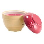 Ty Pennington Style Filled Bamboo Candle with Lid - Sunset Spice