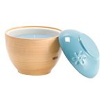 Ty Pennington Style Filled Bamboo Candle with Lid - Jardin Tropica