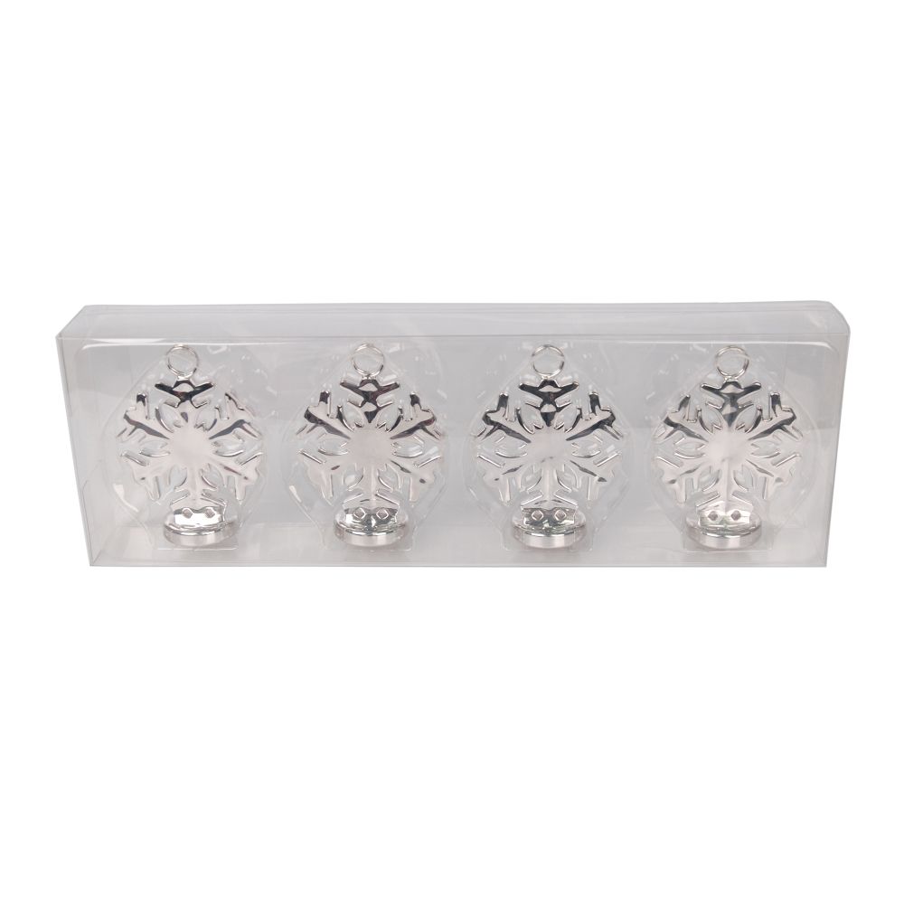 Ty Pennington Style Set of 4 Snowflake Placecard Holder