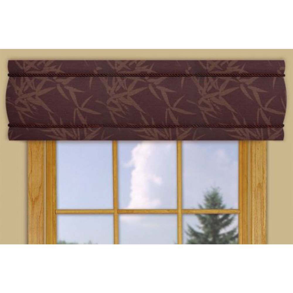 June Tailor 54in. Plastic Extruded Cornice - Cocoa Bean