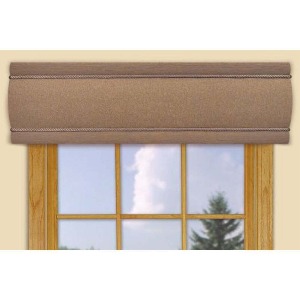 June Tailor 82in Plastic Extruded Cornice - Belize Tobacco