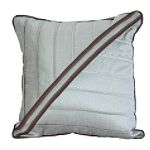 India House Brass PILLOW 18INCH SQUARE RULU BLUE