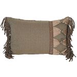 India House Brass PILLOW 12INCH X 18INCH RECTANGLE SMOKE