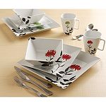 Ty Pennington Style Graphic Floral 16pc Dinnerware Set