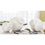 Click here to buy Grace Designs Round Beaded Edge Canister Set.