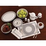 Everyday Luxe Uptown Grey 30 pc. Dinnerware Set