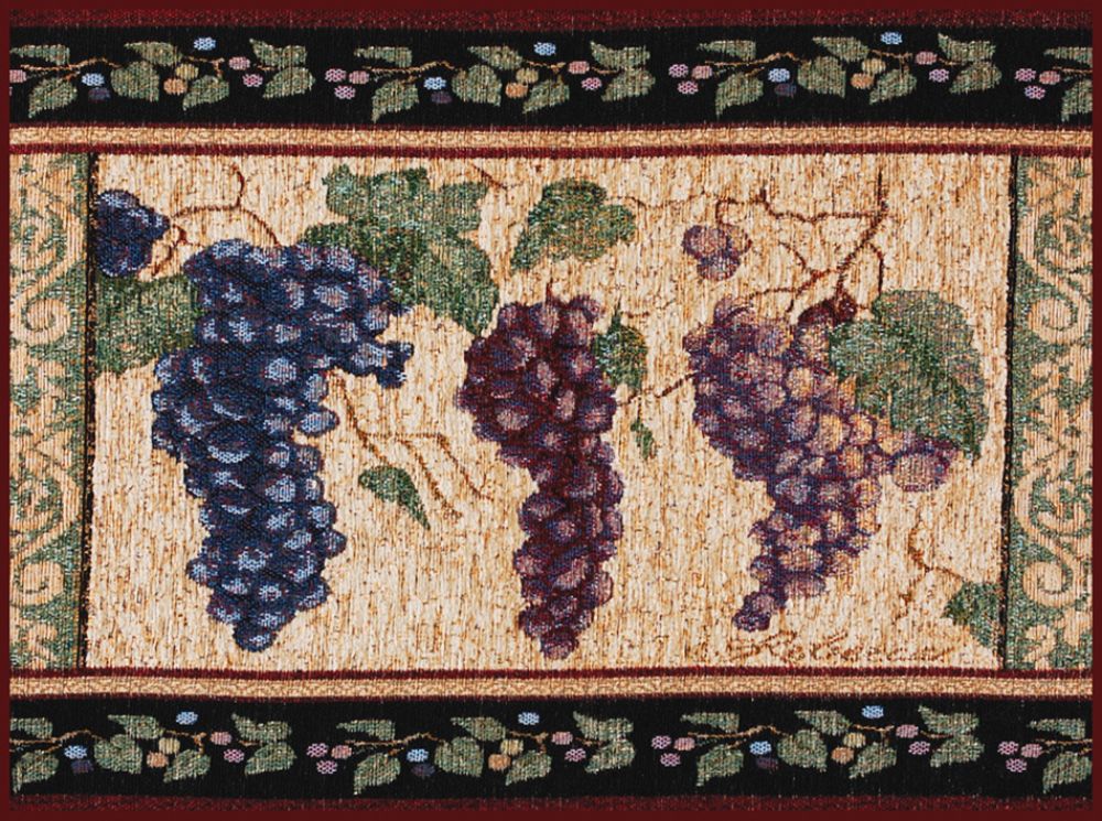 Vintage Grapes Set of 4 Placemats