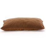 JLA Pets Pet Bed - Faux Suede Pet Pillow, 36x27, Brown
