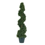 Nearly Natural Cedar Spiral Silk Tree 3 ft