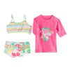 Toddler Girl's 3-Piece Rumba Bikini Swimsuit Set