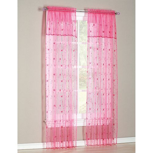 Colormate Kids 55 in. X 84 in. Panel with Attached Valance