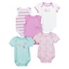 Newborn Girl's 5 Pack Bodysuits - Assorted