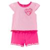 Infant & Toddler Girl's 2-Piece Verbage Ruffle Edge Screen Short Set