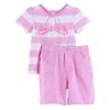 Infant & Toddler Girl's 2-Piece Rugby Stripe Bermuda Short Set