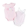 Newborn Girl's 2 Pack Creeper