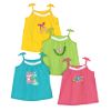 Infant & Toddler Girl's Waterfall Tie Shoulder Top