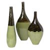 Green Reactive Glaze Vases