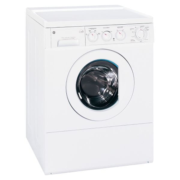 GE White 3.1 cu. ft. Front-Load Washing Machine (WSXH208H)