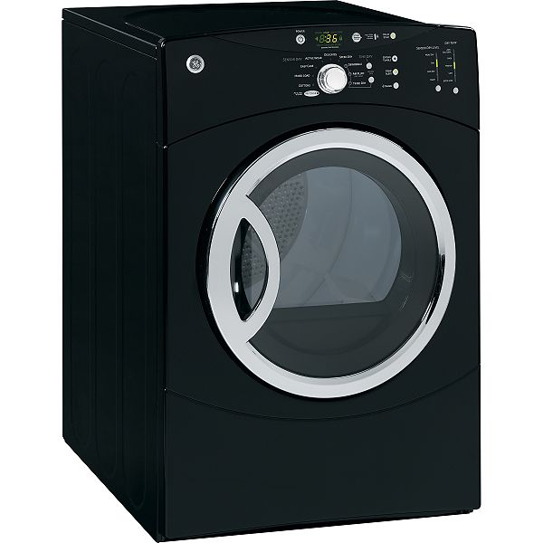 GE Black 7.0 cu. ft. Electric Super Capacity Dryer - DCVH680EJ