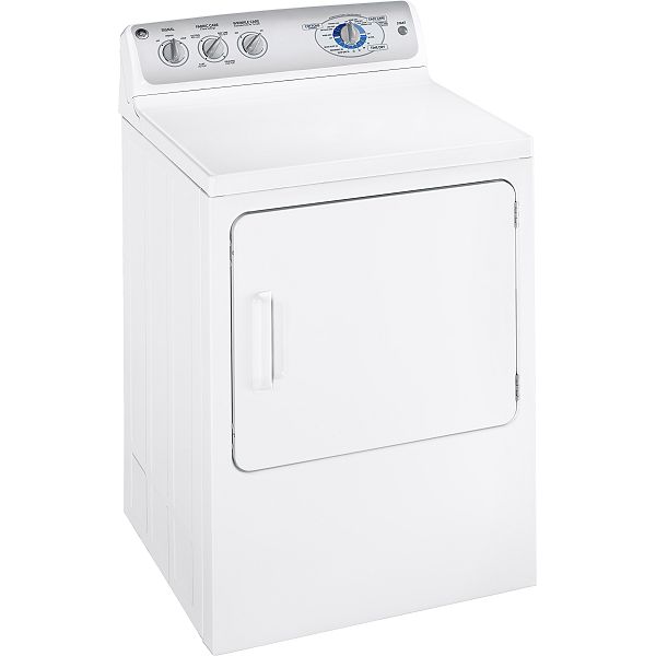 GE White 7.0 cu. ft. Electric Super Capacity Dryer - DRSR483E