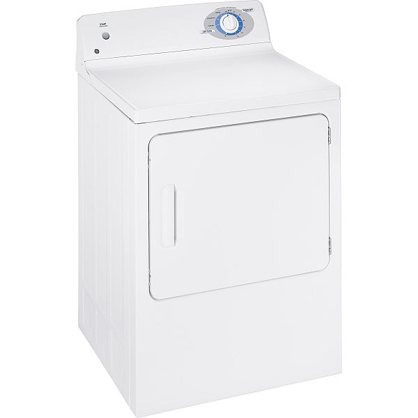 GE White 5.8 cu. ft. Electric Dryer - DVLR223EG