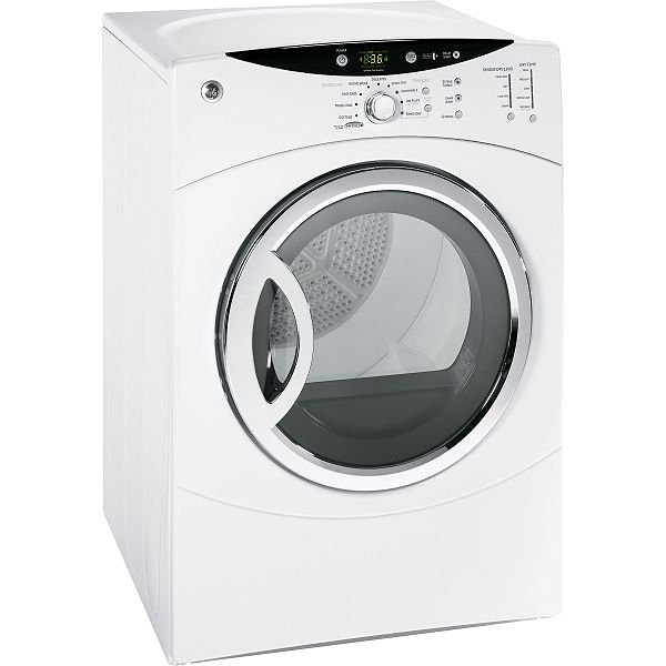GE White 7.0 cu. ft. Electric Super Capacity Dryer - DCVH680EJ