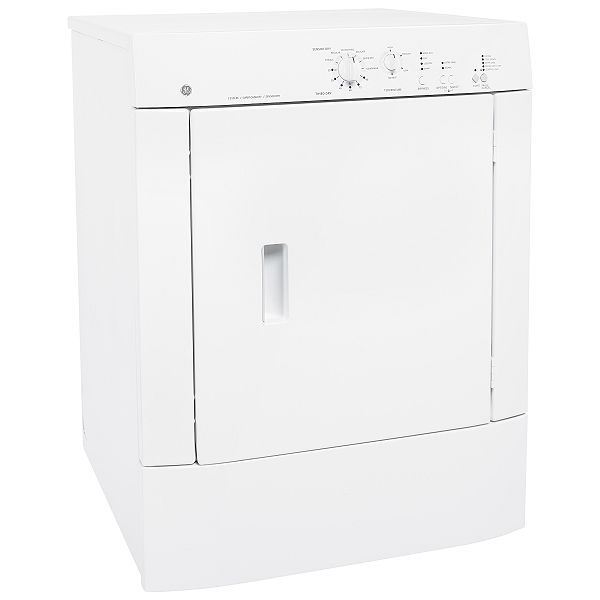 GE White 5.8 cu. ft. Gas Dryer - DSXH47GG
