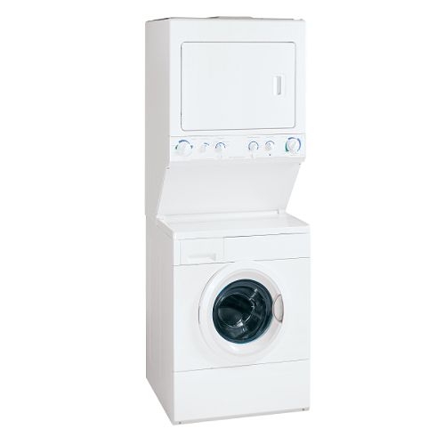 Frigidaire White 27 in. Gas Front Load Laundry Center with Dryer - GLGH1642F 