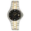 Elgin Mens Gold Tone Tank Case Watch