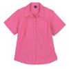 Women's Plus Short Sleeve Solid Camp Shirt