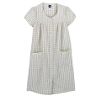 Women's Extended Plus Ruffled Keyhole Duster