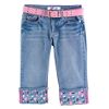 Junior's Hearts Cuffed Capri