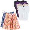 Women's V Neck Skirt Collection