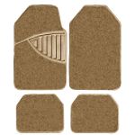 Michelin 4 Pc. Carpet Set w/ Rubber Heel Pad - Tan