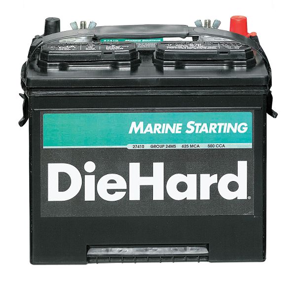 DieHard Marine Starting Battery, Group Size 24MS
