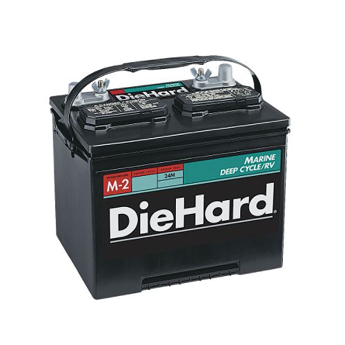 DieHard Marine Deep Cycle RV Battery, Group Size 24M