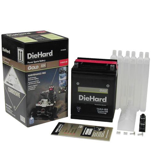 DieHard Gold PowerSport Battery 14AH-BS (with exchange)
