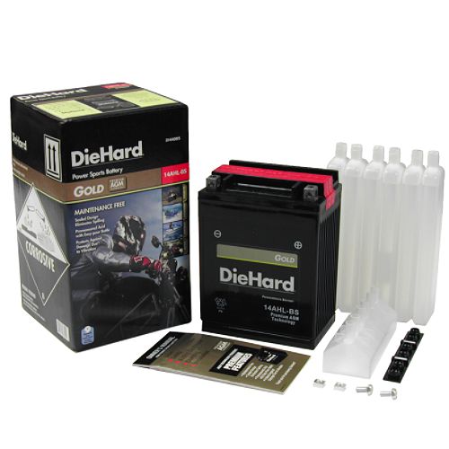 DieHard Gold PowerSport Battery 14AHL-BS (with exchange)