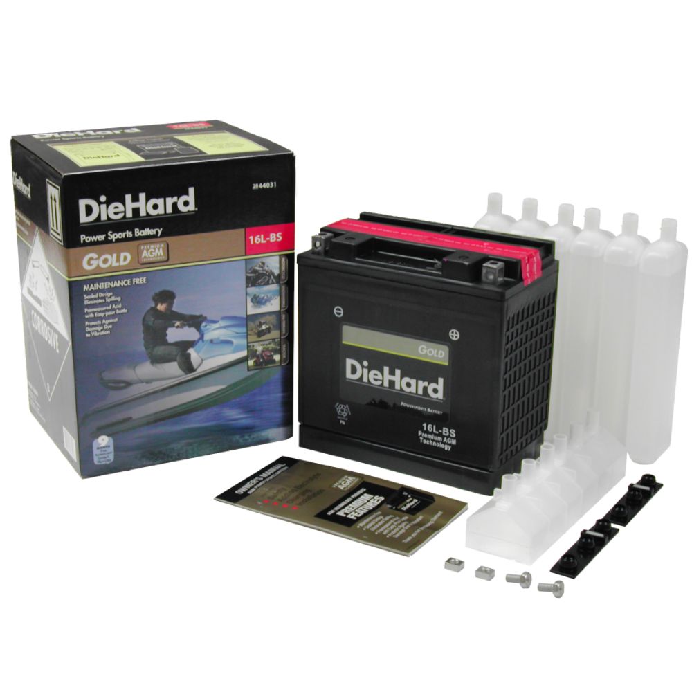 DieHard Gold PowerSport Battery 16L-bs