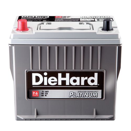 DieHard Automotive Battery, Platinum P-6 - Group Size 25 (with exchange)
