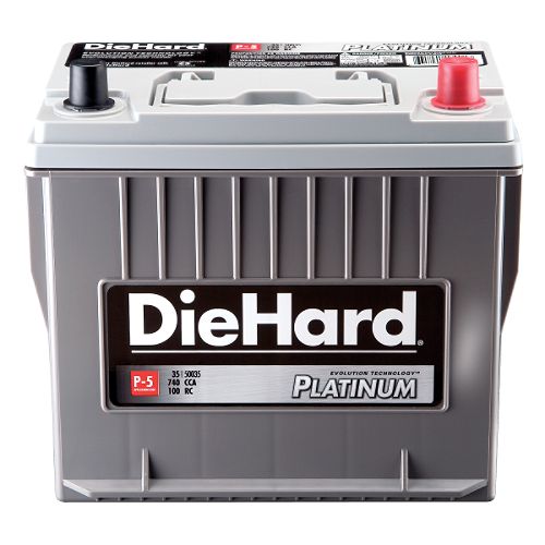 DieHard Automotive Battery, Platinum P-5 - Group Size 35 (with exchange)