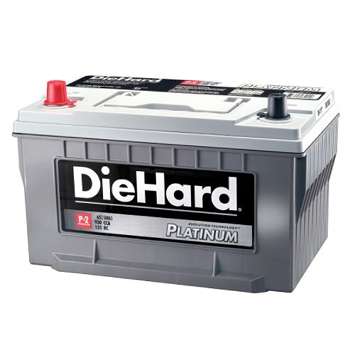 DieHard Automotive Battery, Platinum P-2 - Group Size 65 (with exchange)