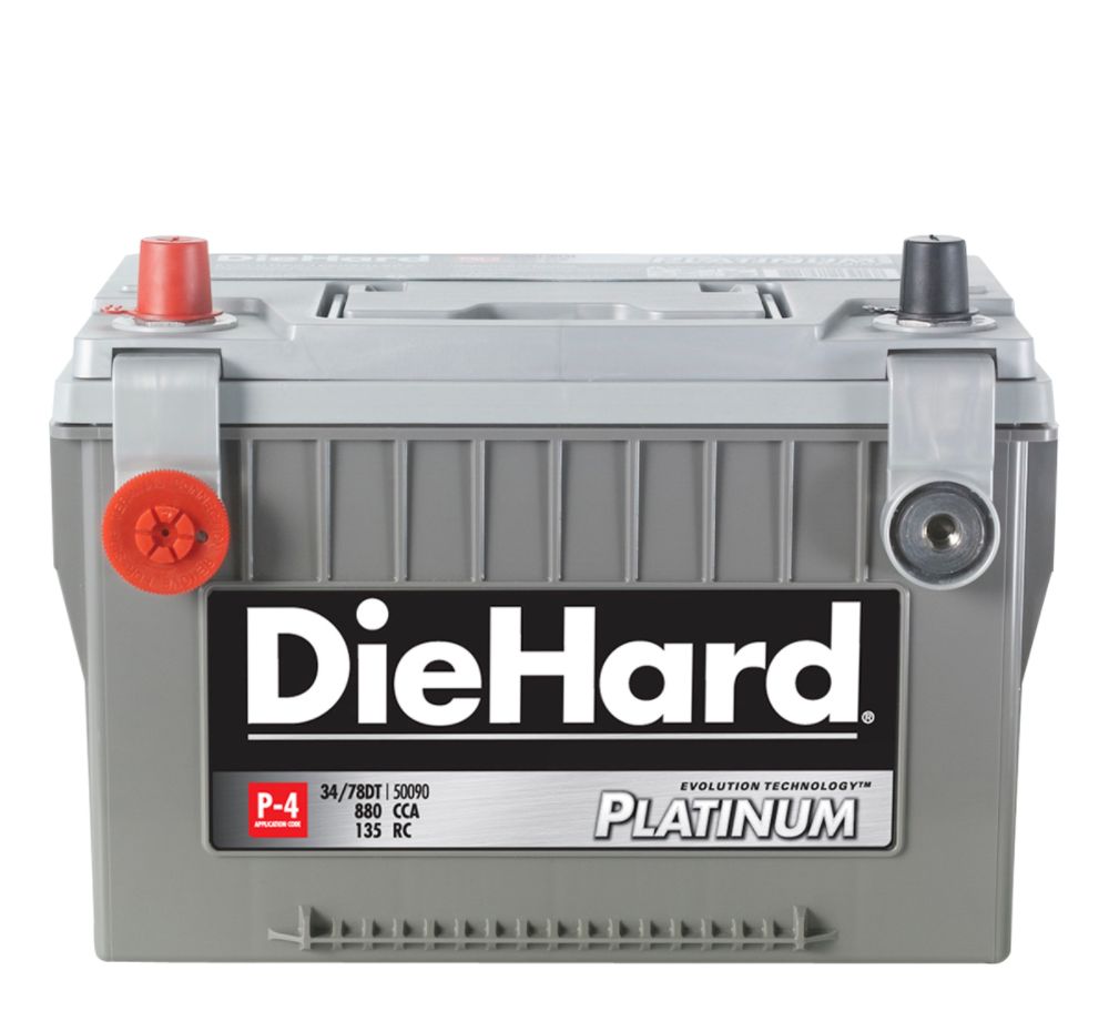 DieHard Automotive Battery, Platinum P-4 - Group Size 34/78DT