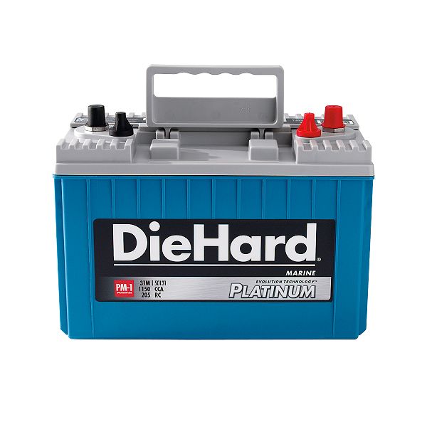 DieHard Marine Battery, Platinum PM-1 - Group Size 31M (with exchange)