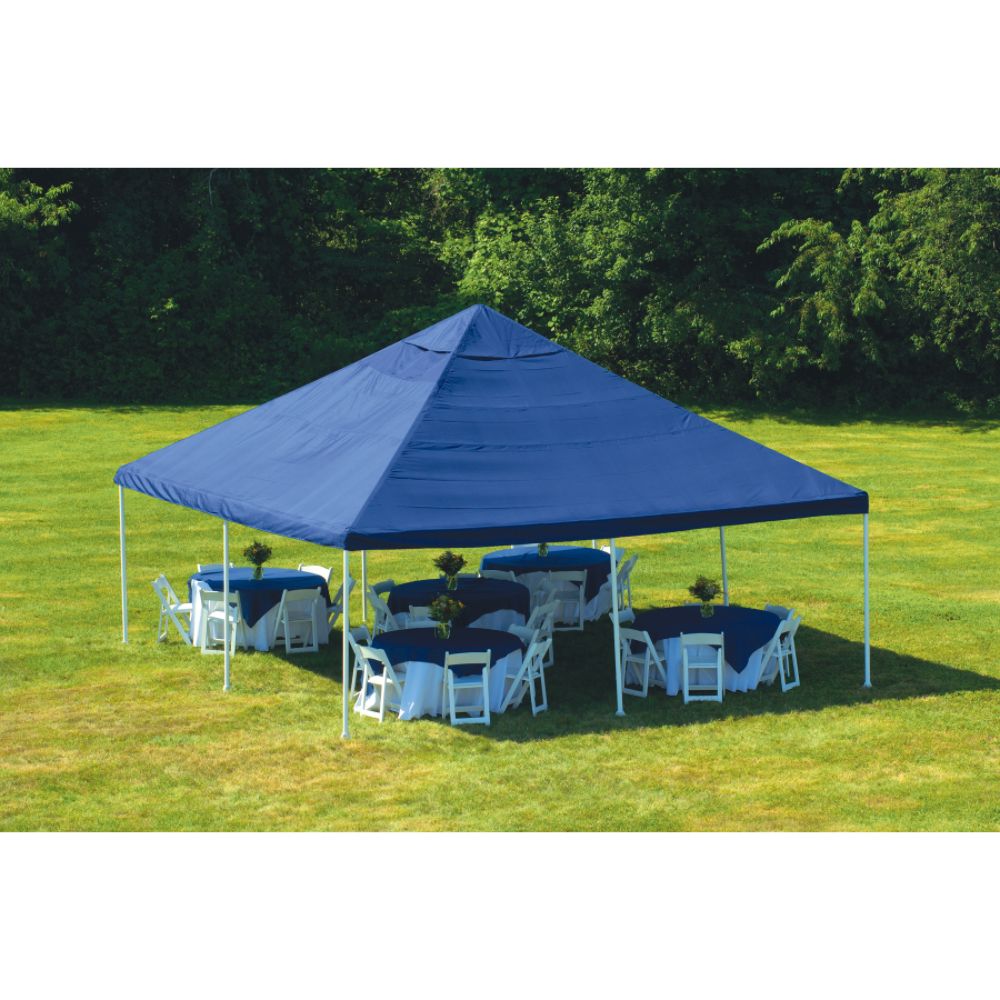 ShelterLogic 20x20 - 8 Leg Canopy - Sky Blue