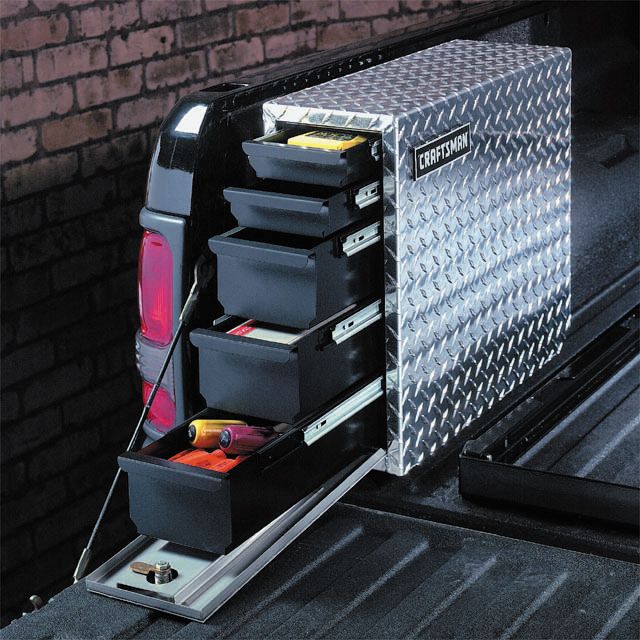 Craftsman 5-Drawer Truck Box, Signature Series with All Diamond Plate Exterior