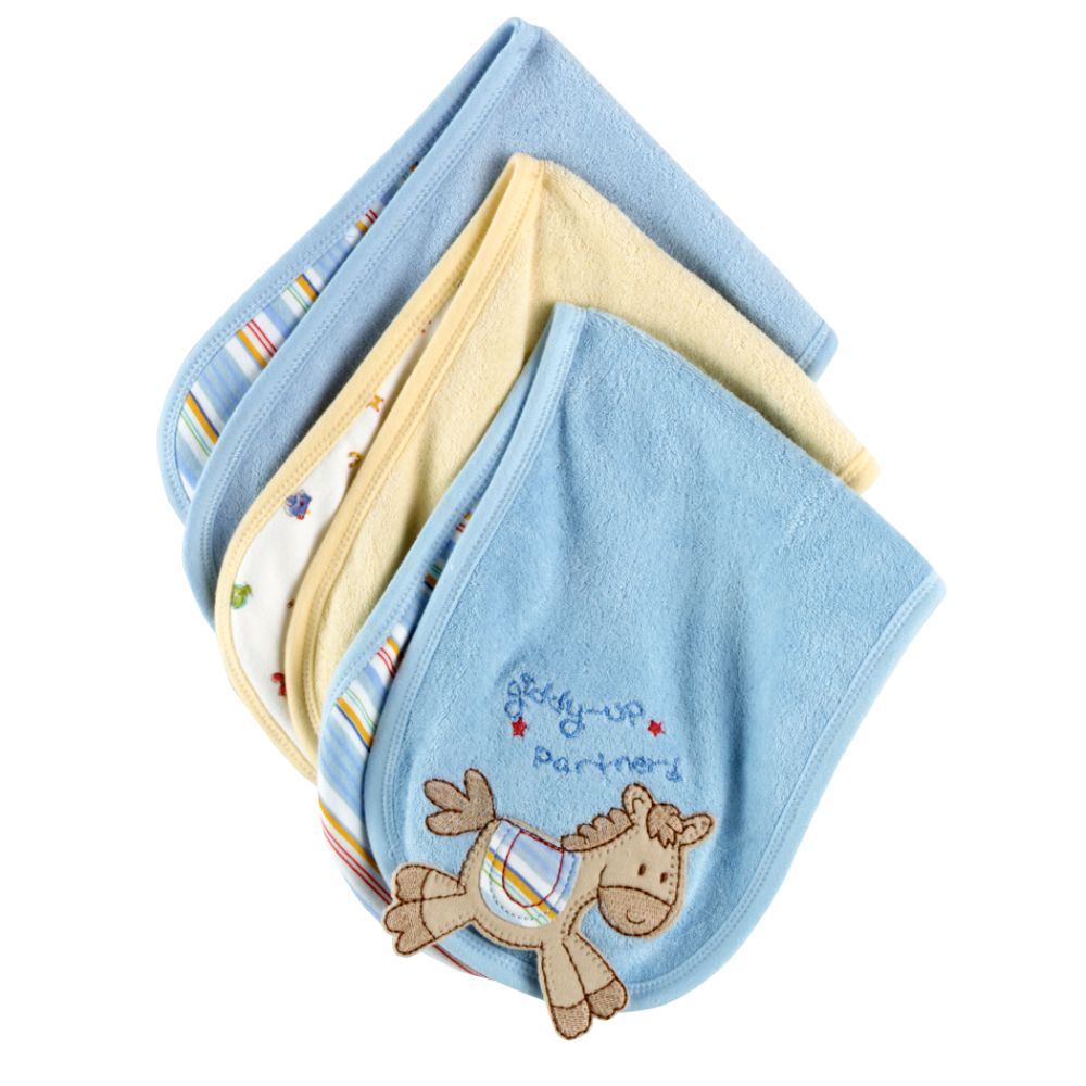 Gerber Beginnings 3 Pack Terry Burp Cloth