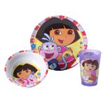 Dora The Explorer Girl's 3-Piece Dinnerwear Set