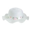 Easter Ruffle Hat with Floral Band