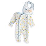 Little Wonders Preemie Boy's Sleep & Play with Bib